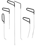 QWORK® Dellen Reparaturset Auto, Ausbeulwerkzeug, Hagelreparaturset, 6 Types of Dent Repair Iron Bars