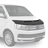 OMAC Haubenbra Steinschlagschutz Bonnet Bra kompatibel mit Ford Transit 2014-2024 Schwarz Halb