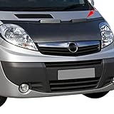 Haubenbra Bonnet Bra Motorhaube Steinschlagschutz Kompatibel mit Primastar Opel Vivaro Renault Trafic | Insekten Rahmenschutzfolie Auto Zubehör