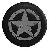 934 Oscar Mike Militärischer Taktischer Star Reserveradabdeckung Prämie Radreifenabdeckung Staubdicht Reifencover Universal Für LKW Auto Wohnmobil 16Inch