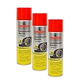 NIGRIN 3X 74063 Performance Unterboden-Wachs, farblos 500 ml