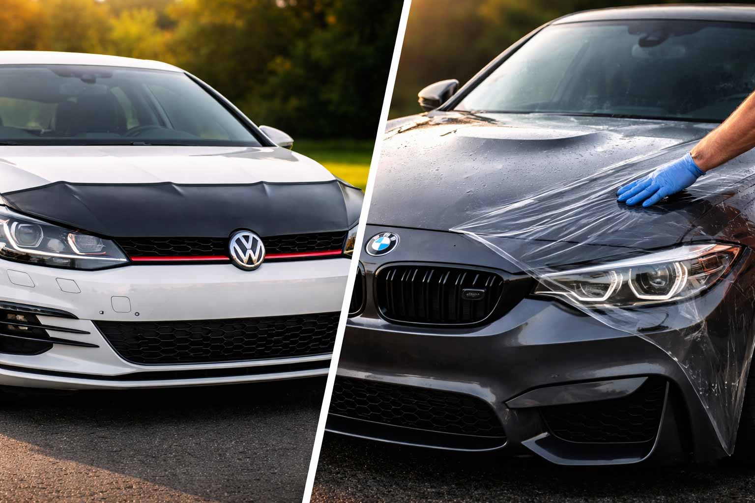 Haubenbra oder Steinschlagschutzfolie?